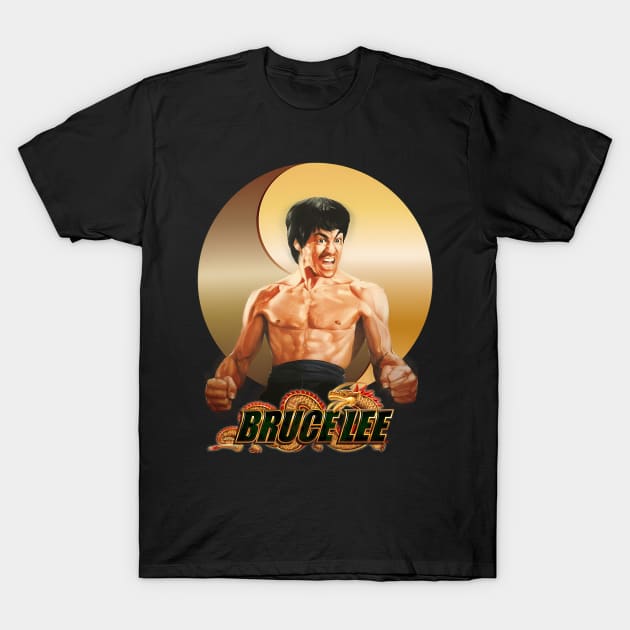 Legend Bruce Movie Jeet Kune Do Be Water Lee T-Shirt by Garmentcrooks